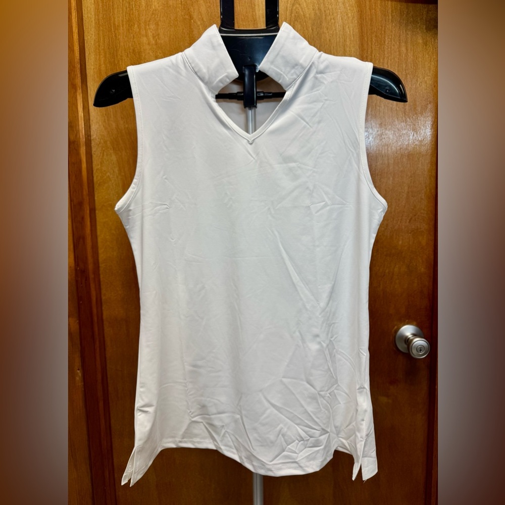 Women's Sleeveless Golf Shirt V-Neck Tennis Tank Tops Collared Golf Polo…